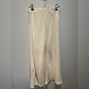 H&M Cream/Tan Maxi Skirt